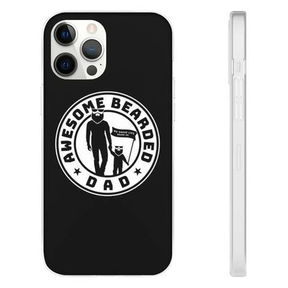 AWESOME BEARDED DAD Black Durable Phone Case|Phone Case