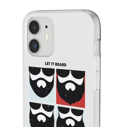 Let it Beard White Durable Phone Case|Phone Case