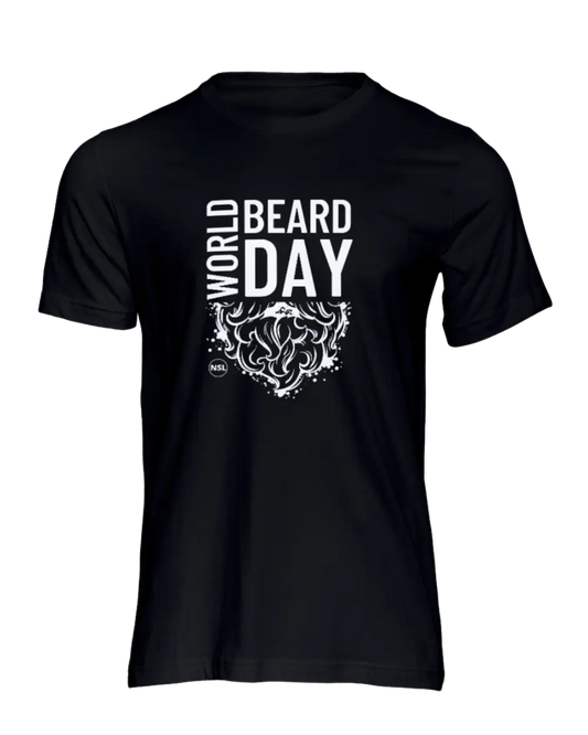 WORLD BEARD DAY Ver 1 Black Men's  T-Shirt|T-Shirt