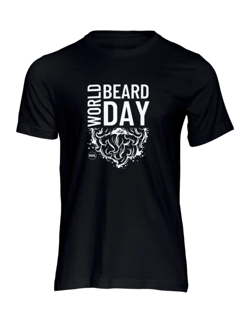 WORLD BEARD DAY Ver 1 Black Men's  T-Shirt|T-Shirt