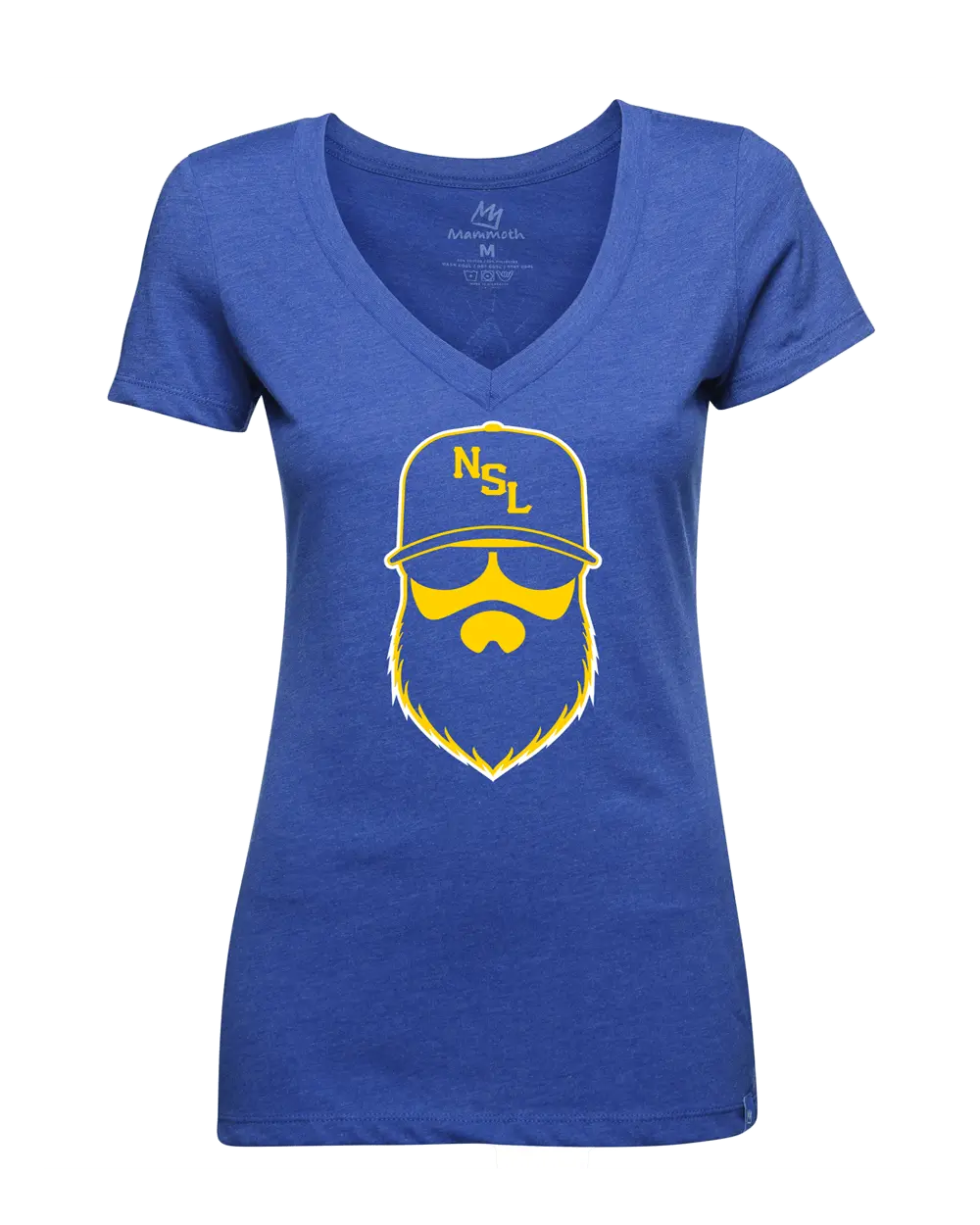 Los Angeles Gridiron Blue Ladies V-Neck Shirt|Ladies V-Neck