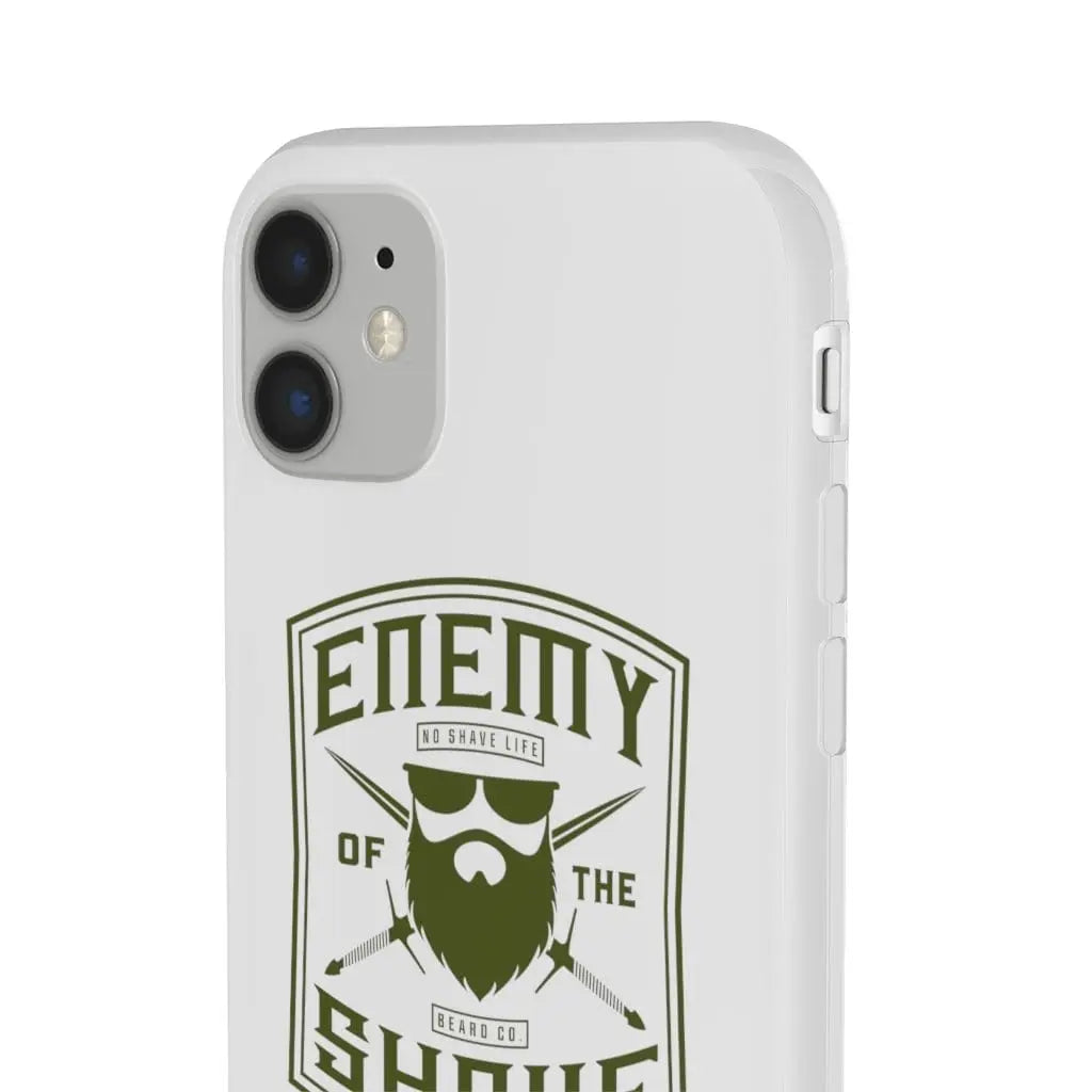 ENEMY OF THE SHAVE White Durable Phone Case|Phone Case