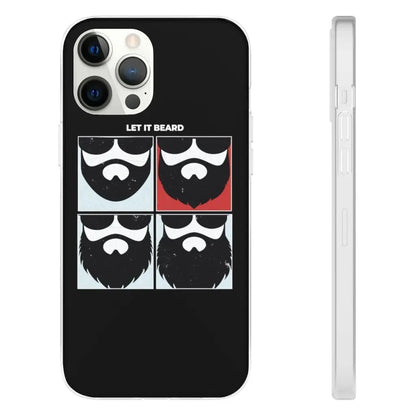 Let it Beard Black Durable Phone Case|Phone Case