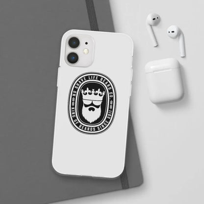 KING OF BEARDS White Durable Phone Case|Phone Case