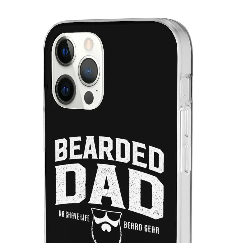 Bearded Dad Black Durable Phone Case|Phone Case