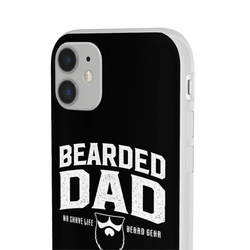 Bearded Dad Black Durable Phone Case|Phone Case