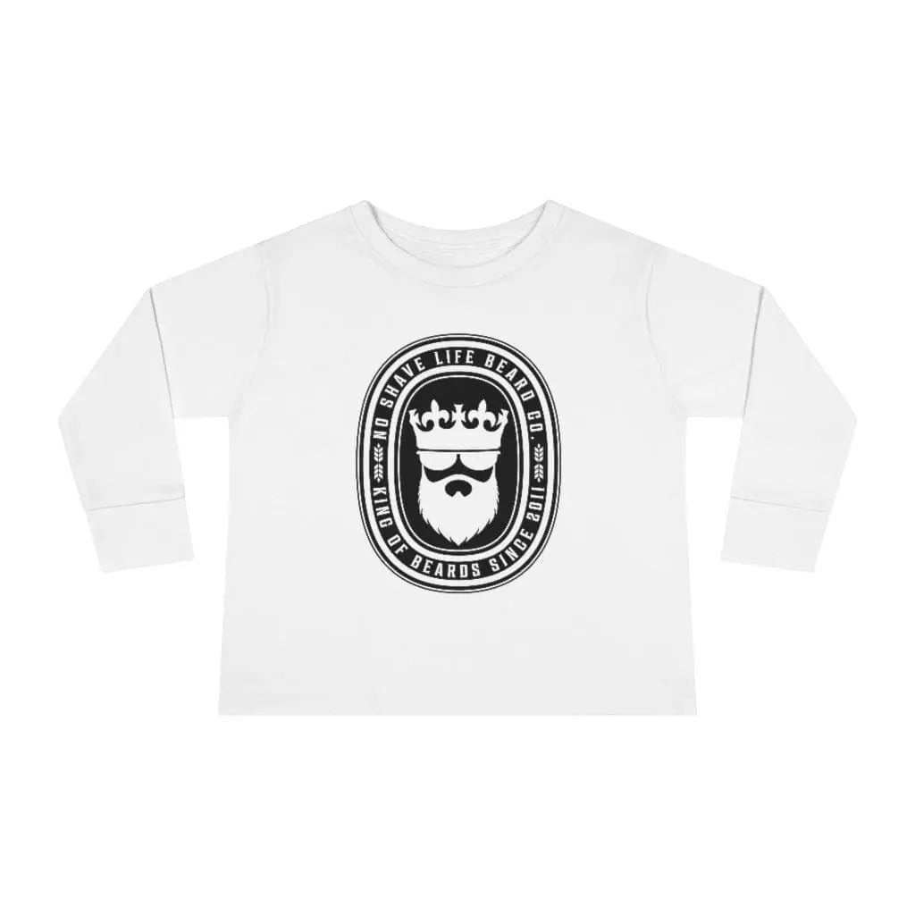 King of Beards Toddler Long Sleeve Shirt|Toddler Long Sleeve