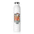 NSL Graphic White Slim Water Bottle|Tumblers