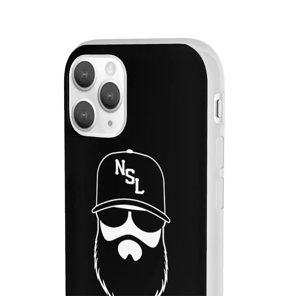 No Shave Life Beard League Black Durable Phone Case|Phone Case