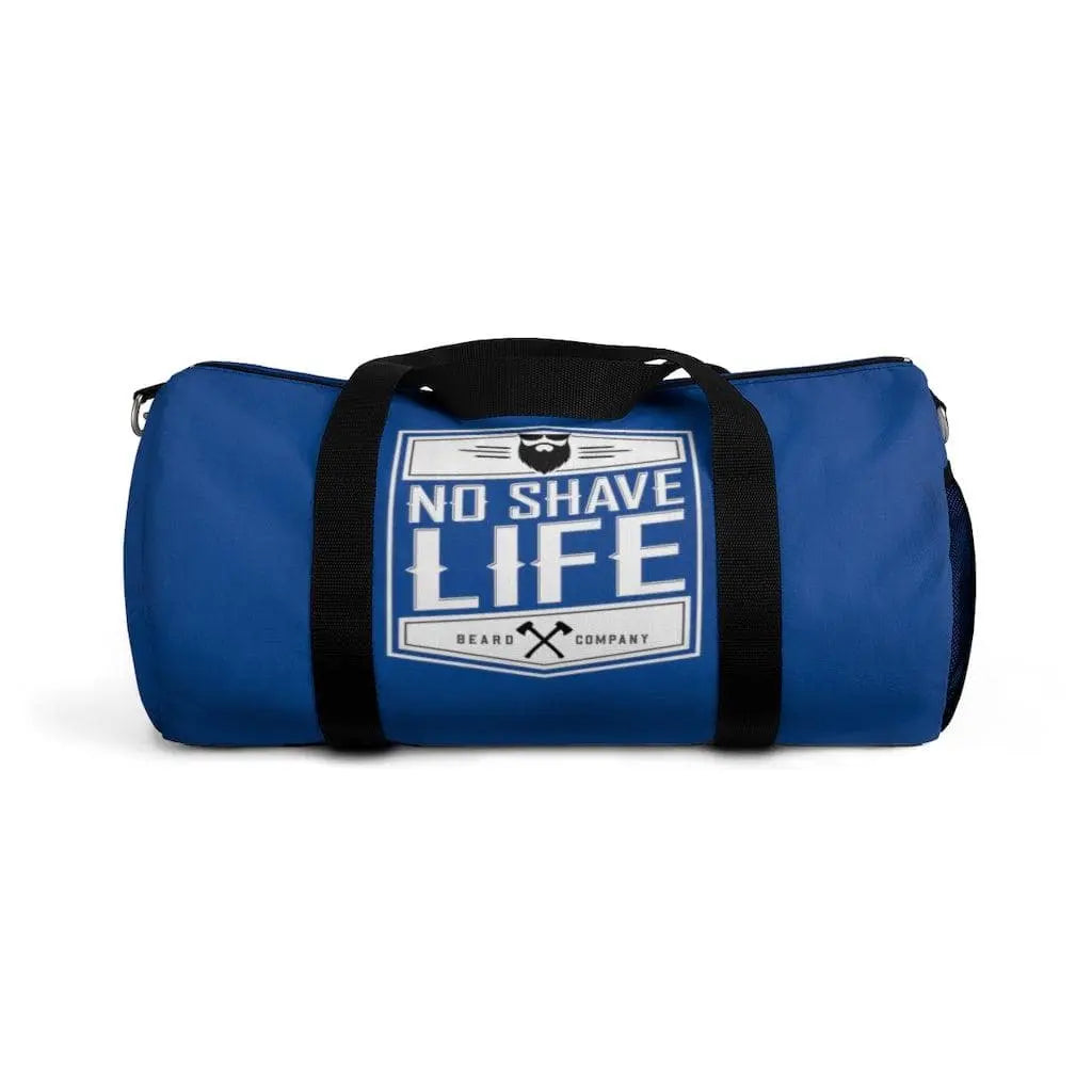 No Shave Life Blue Duffel Bag