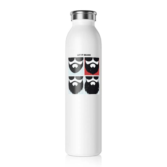 Let it Beard Slim Water Bottle|Tumblers