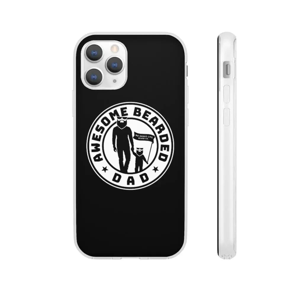 AWESOME BEARDED DAD Black Durable Phone Case|Phone Case