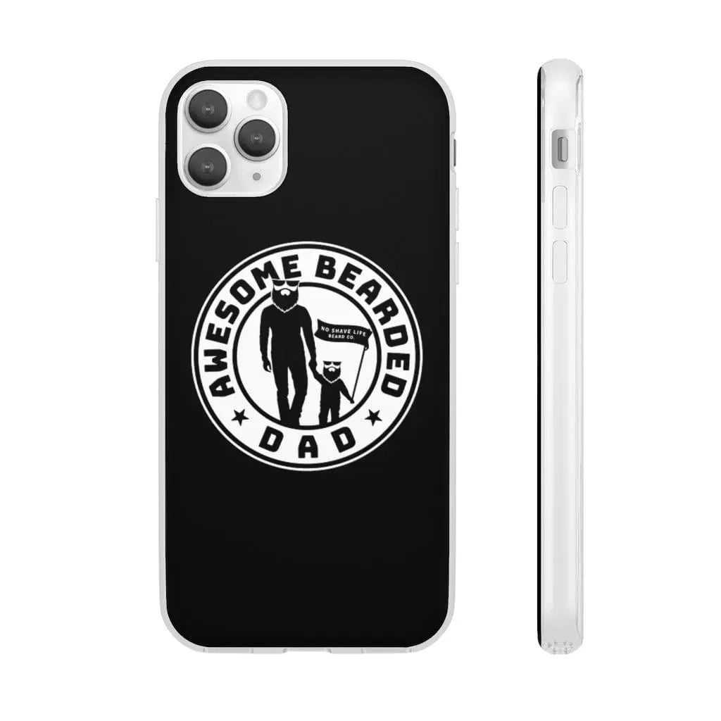 AWESOME BEARDED DAD Black Durable Phone Case|Phone Case