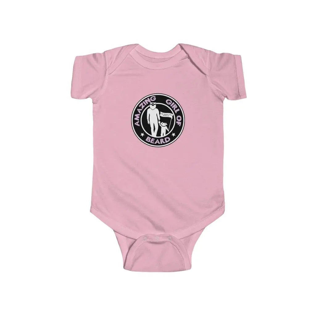 Amazing Girl of Beard Baby Infant Bodysuit Onesie|Baby Onesie