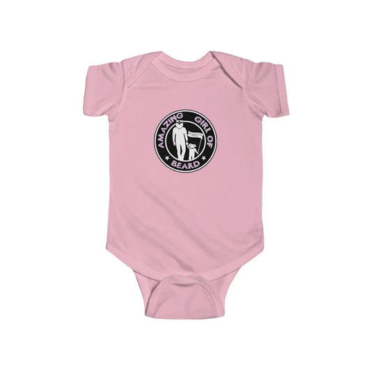 Amazing Girl of Beard Baby Infant Bodysuit Onesie|Baby Onesie