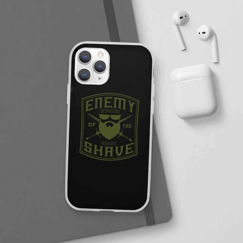 ENEMY OF THE SHAVE Black Durable Phone Case|Phone Case