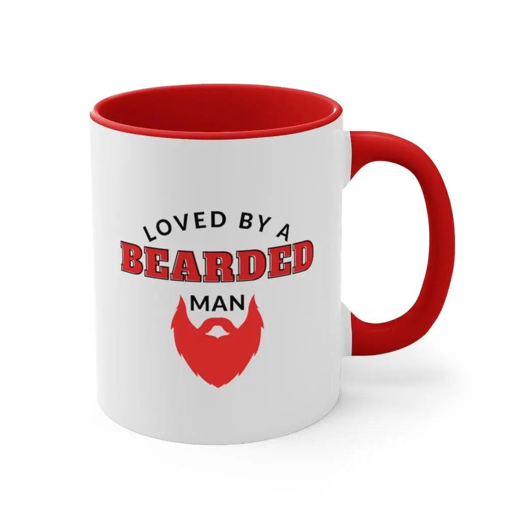 Loved By A Bearded Man/This Beard is Taken Couple Mug|Couple Mugs