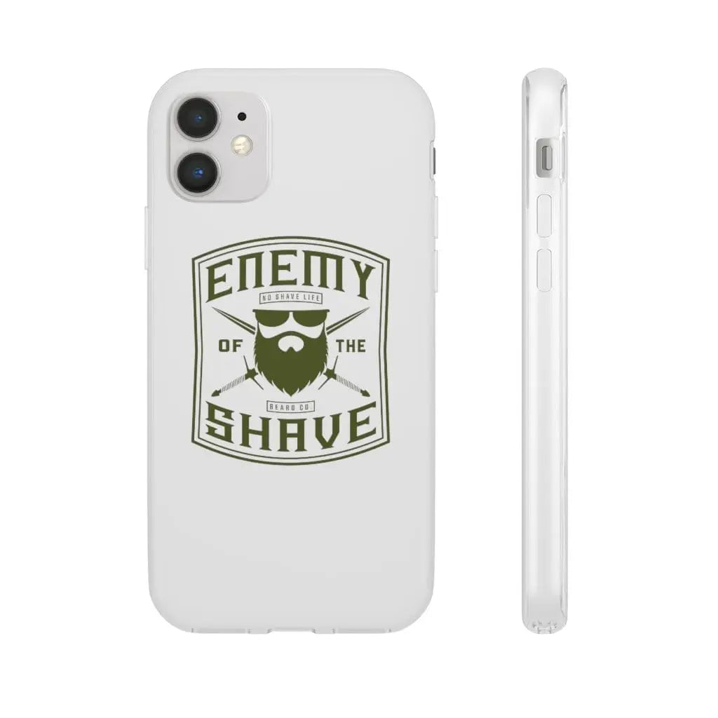 ENEMY OF THE SHAVE White Durable Phone Case|Phone Case