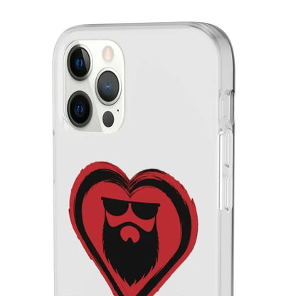 Beard Love White Durable Phone Case|Phone Case