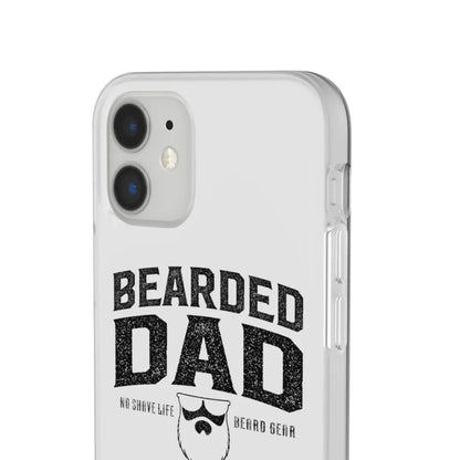 Bearded Dad White Durable Phone Case|Phone Case