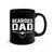 Taza de café de cerámica negra BEARDED DAD