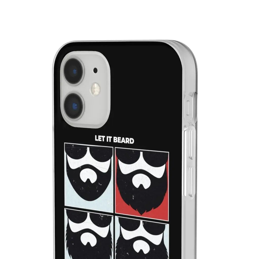 Let it Beard Black Durable Phone Case|Phone Case