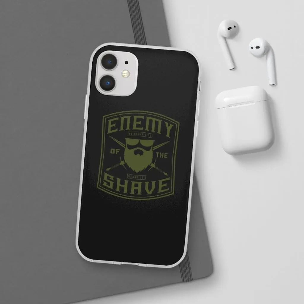 ENEMY OF THE SHAVE Black Durable Phone Case|Phone Case