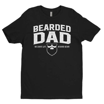 BEARDED DAD Black Men's T-Shirt|T-Shirt