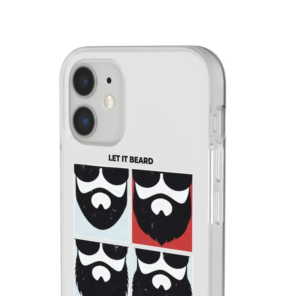 Let it Beard White Durable Phone Case|Phone Case