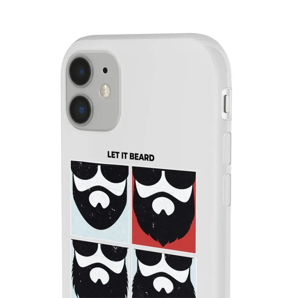 Let it Beard White Durable Phone Case|Phone Case