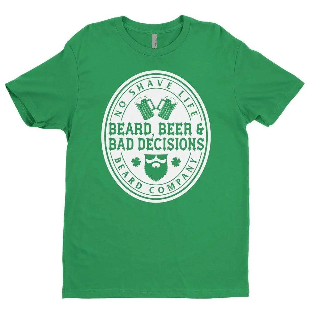 Beard, Beer & Bad Decisions Men's T-Shirt