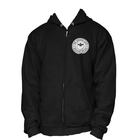 Beard Gear Black Zip Hoodie|Hoodie