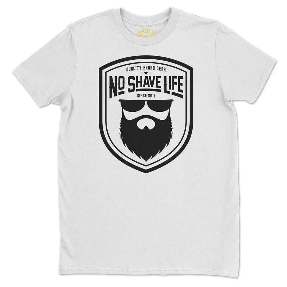 Beard Gear Shield White Men's T-Shirt|T-Shirt