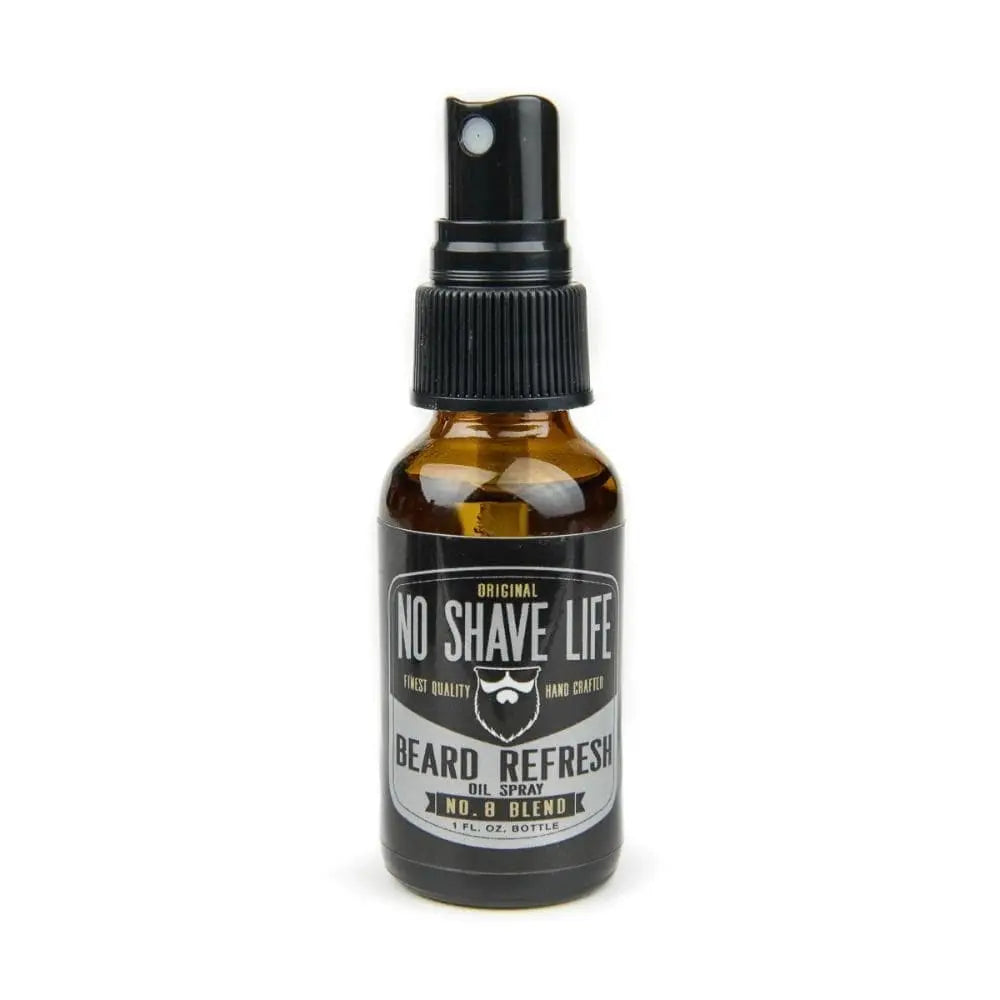 No. 8  Forest-Fresh and Mountain-Manly Blend Beard Refresh Oil Spray 1 oz.