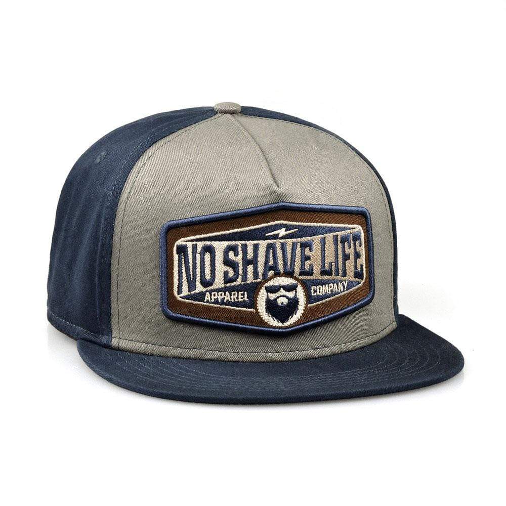 Bolt No Shave Life Snapback - Navy/Charcoal CapMyCn