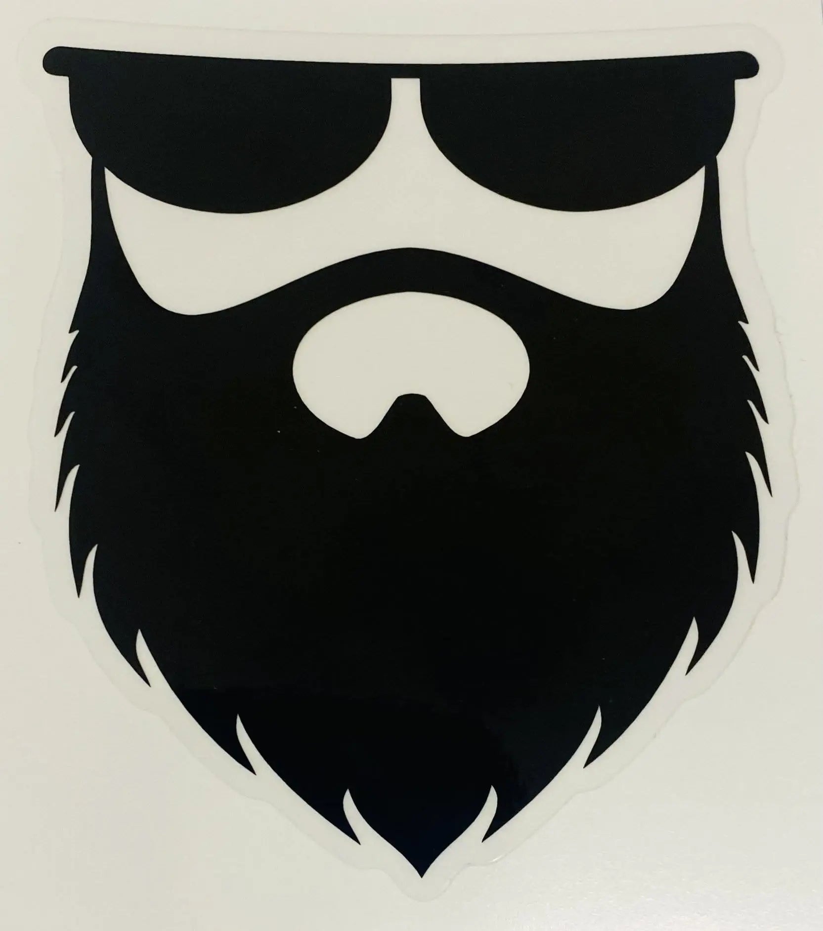 No Shave Life Beard Decal