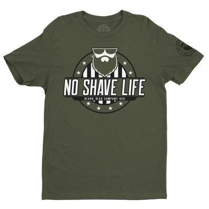 BEARD NATION Army Green Men's T-Shirt|T-Shirt