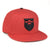 Gorra snapback con logo OG Beard - Rojo|Sombrero