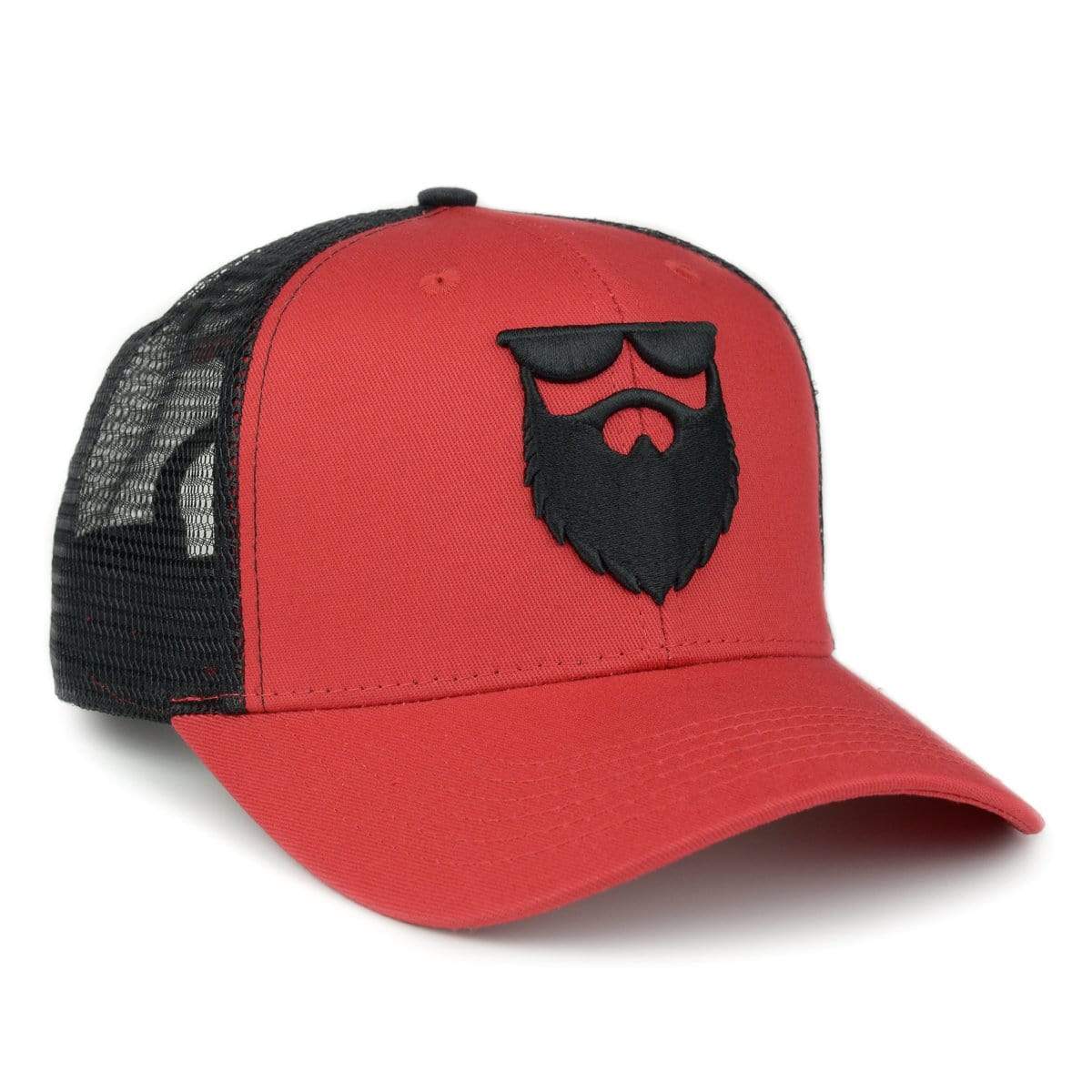 OG Beard Logo Mesh Trucker - Red/Black|Hat