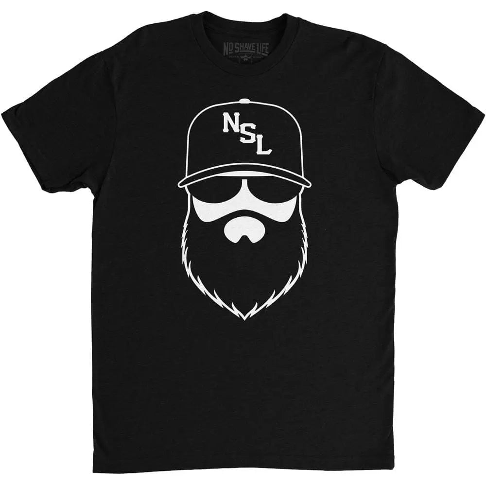 No Shave Life Beard League Men's T-Shirt Black