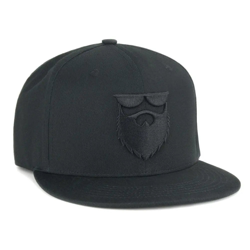 OG Beard Logo Snapback - Black/Black|Hat