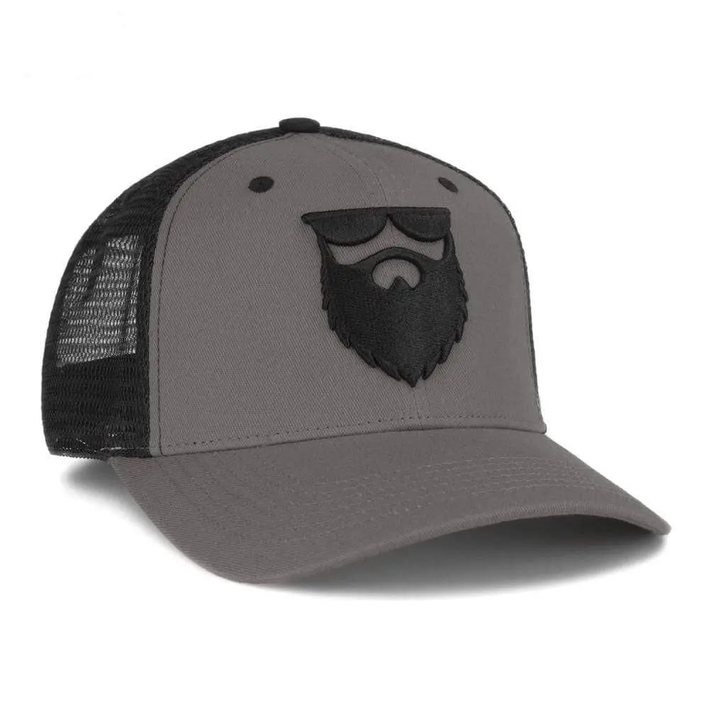 OG Beard Logo Mesh Trucker - Dark Grey/Black