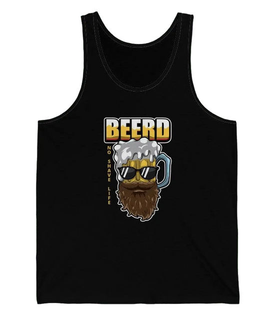 Beerd Black Men's Tank Top|Mens Tank Top