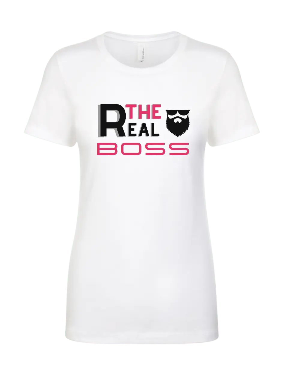 The Bearded Boss/The Real Boss Couple T-Shirt|Couple T-shirt