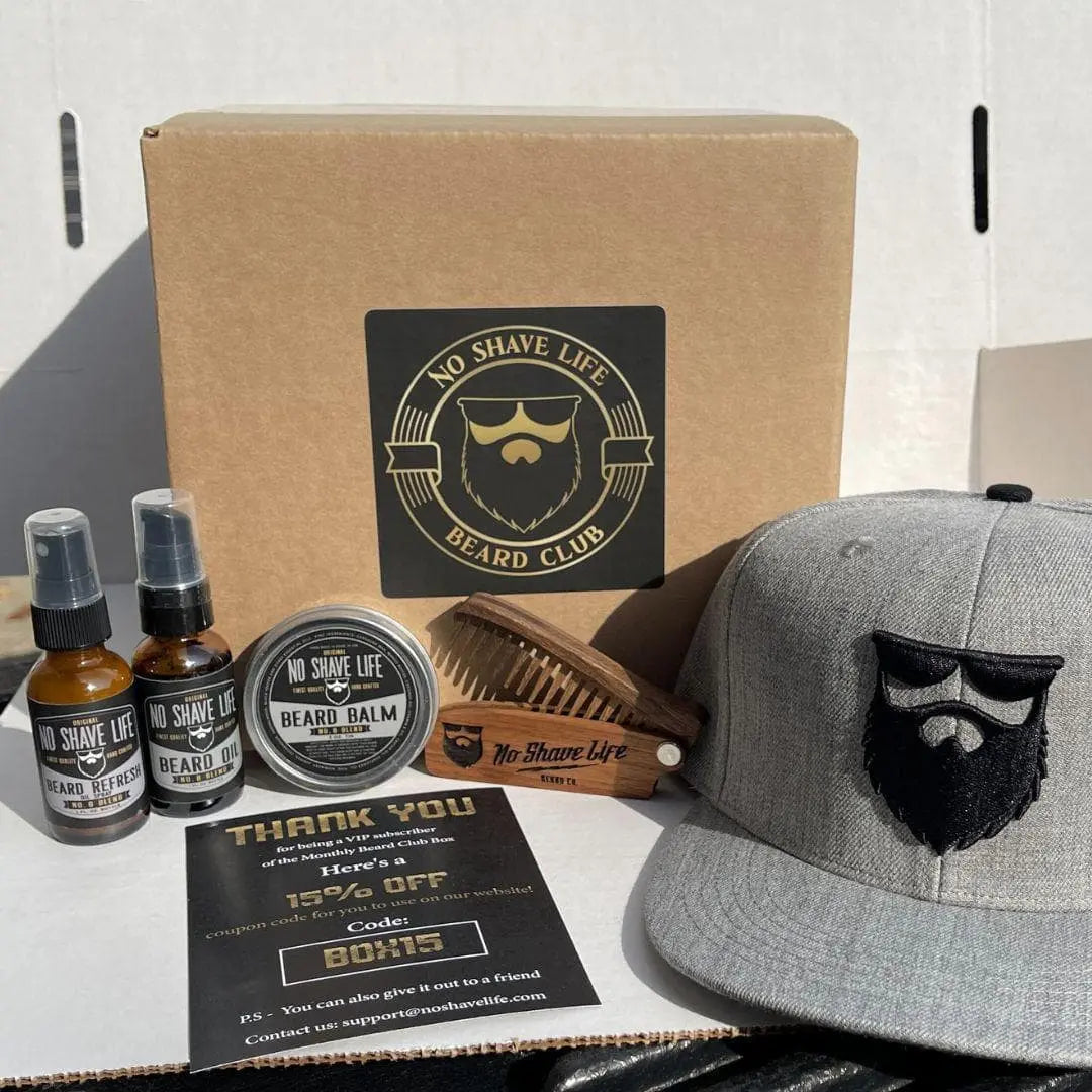 No Shave Life Monthly Beard Club Surprise Box