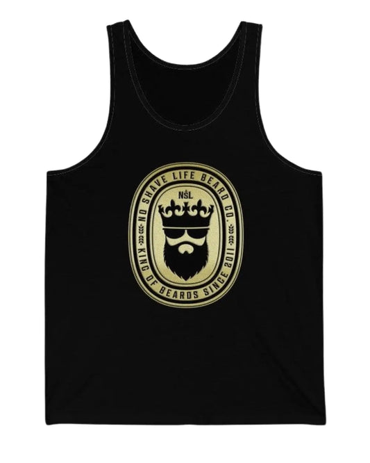 King of Beards Black Men's Tank Top|Mens Tank Top