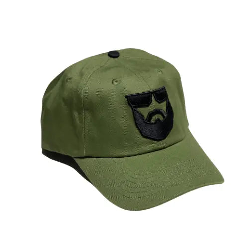 No Shave Life Twill Hat - Army Green