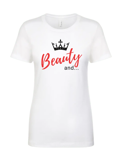 Beauty and the Beard Couple T-Shirt|Couple T-shirt