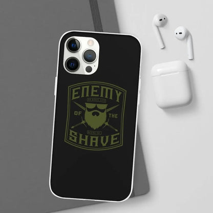 ENEMY OF THE SHAVE Black Durable Phone Case|Phone Case