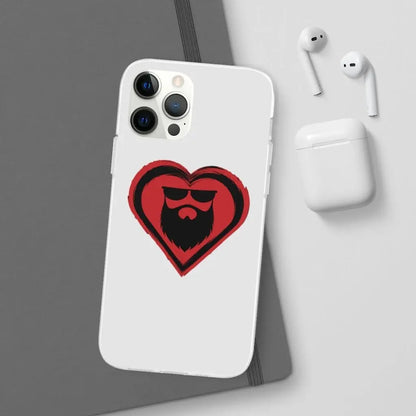 Beard Love White Durable Phone Case|Phone Case